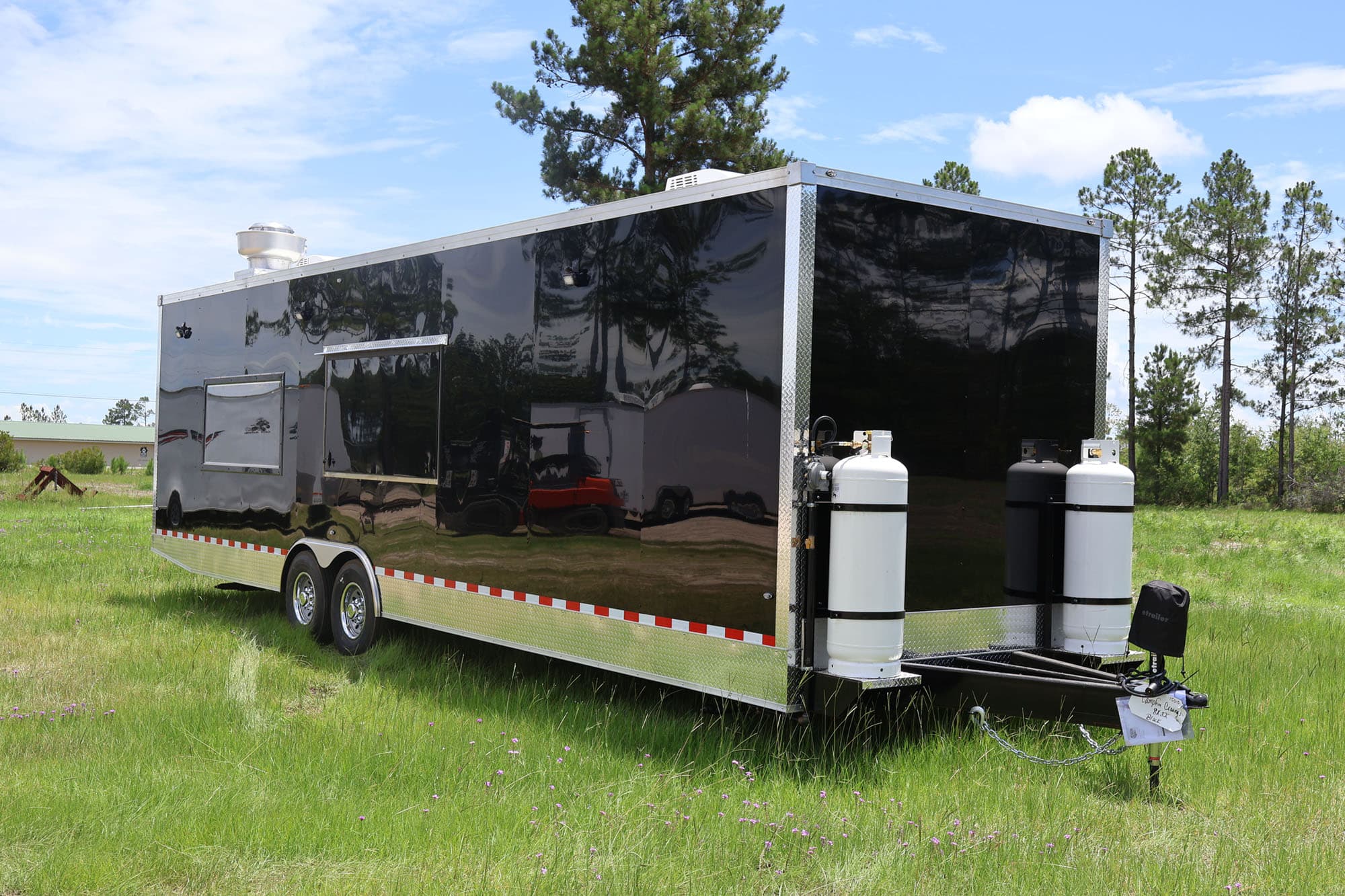 In-house trailer fabrication at Worldwide Trailers USA
