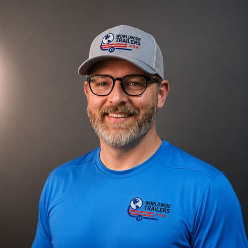 Drew Bostock, Director of Growth Strategy at Worldwide Trailers USA.