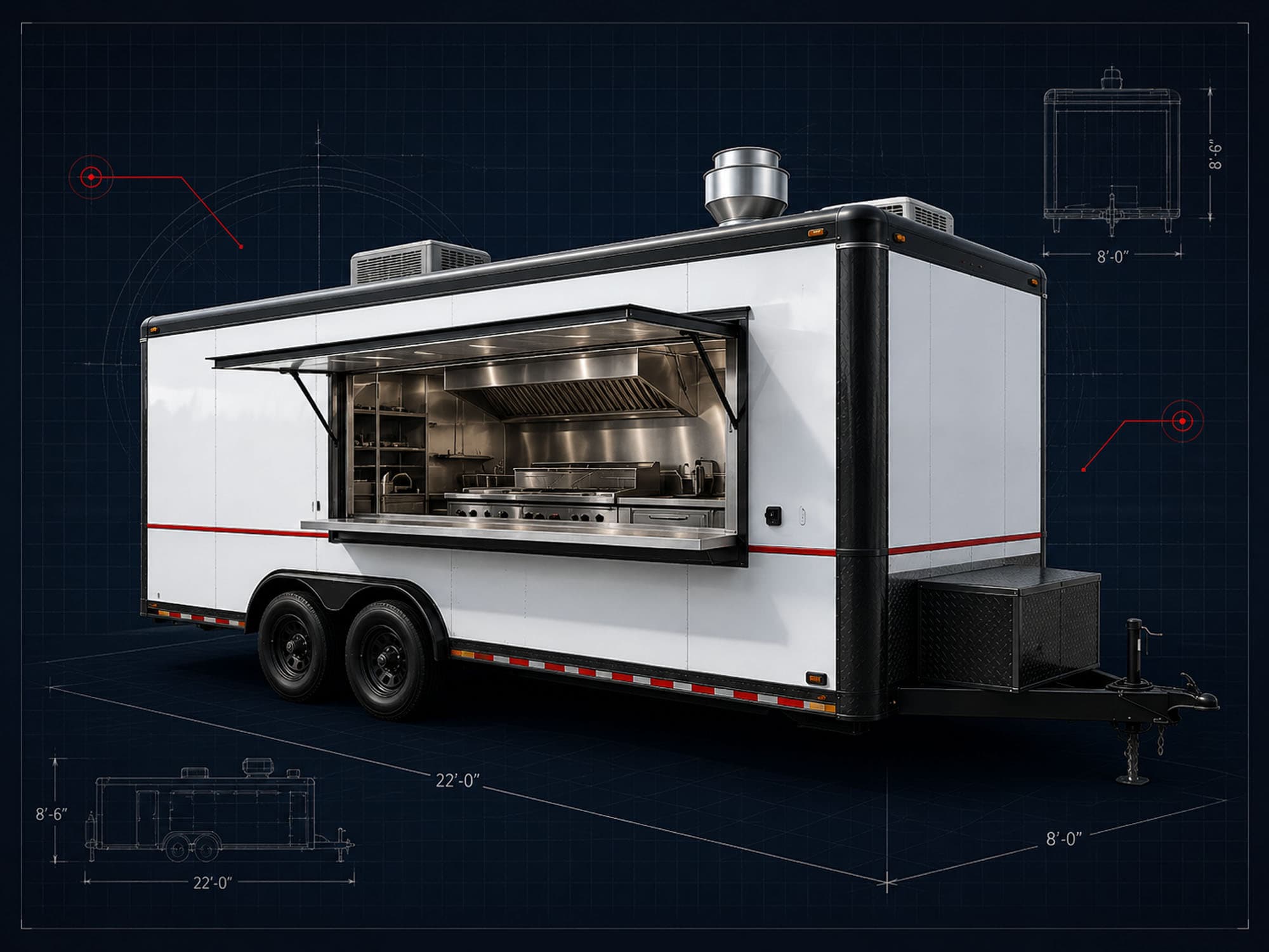 Food Trailers custom trailer design concept