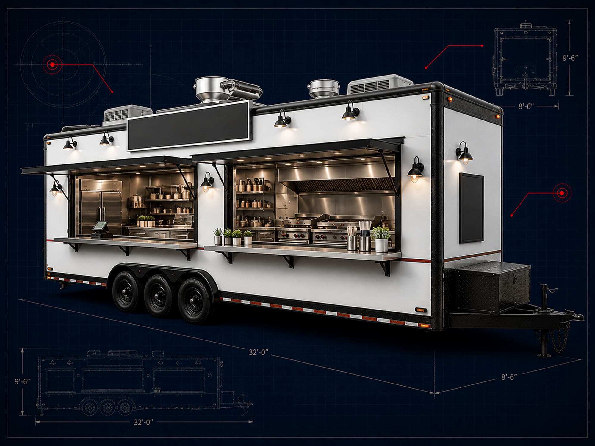 Restaurant Expansion custom trailer design concept